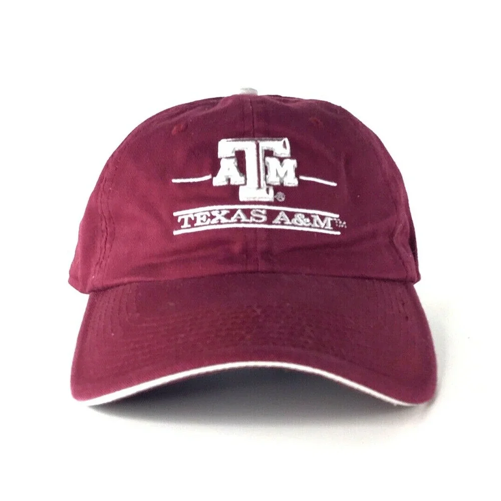 Vintage Texas A&M Aggies Snapback Hat Adjust Collegiate Licensed The‎ Game NOS
